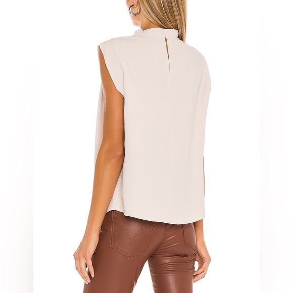 NEW Amanda Uprichard Sleeveless Fabienne Top in Bone size Medium - Picture 7 of 7